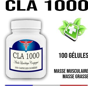 CLA Acide Linoléique Conjugué 100 capsules 1000 mg
