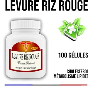 Levure Rouge de Riz 100 gélules LRR