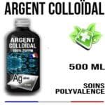 Argent Colloïdal 25 PPM  CAS 9007-35-6   1000