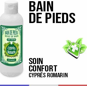 Huile de Bain de Pieds Cyprès Romarin
