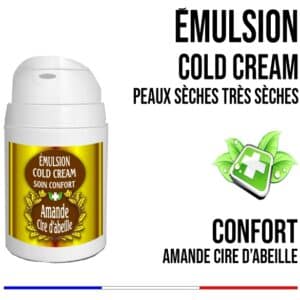 Emulsion Cold Cream Amande Cire d’Abeille