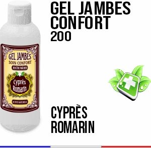 Gel Jambes Lourdes Circulation Cyprès Romarin