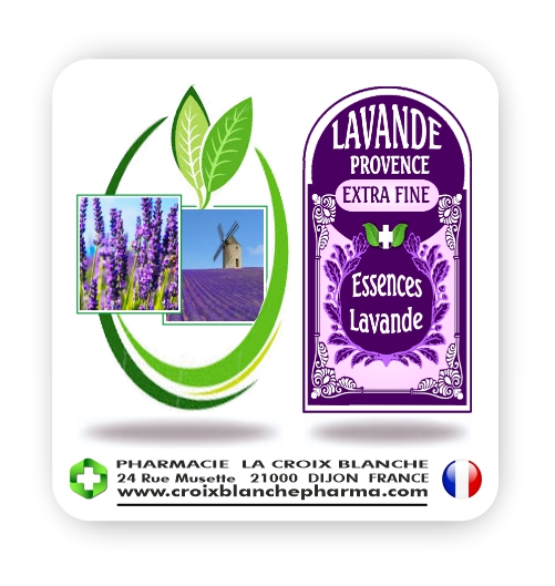 Eau de lavande 200ml La Croix Blanche Dijon France