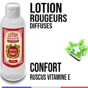 Lotion Rougeurs Diffuses Ruscus Vitamine E