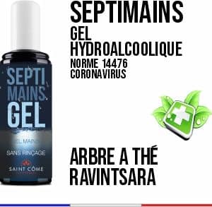 SeptiMains Gel Hydroalcoolique Arbre à Thé Ravintsara