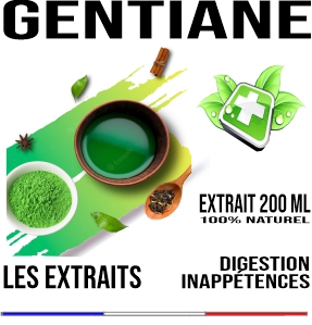 Gentiane Teinture Végétale
