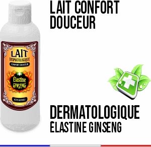 Lait Dermatologique Confort Douceur Elastine Ginseng