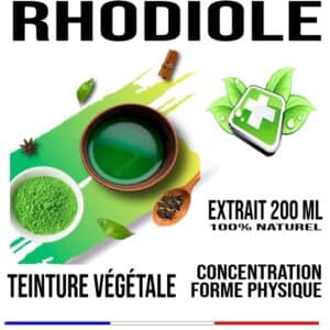 Rhodiole Teinture Végétale