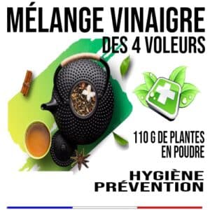 Vinaigre des 4 voleurs Mélange de Plantes Médicinales en poudre